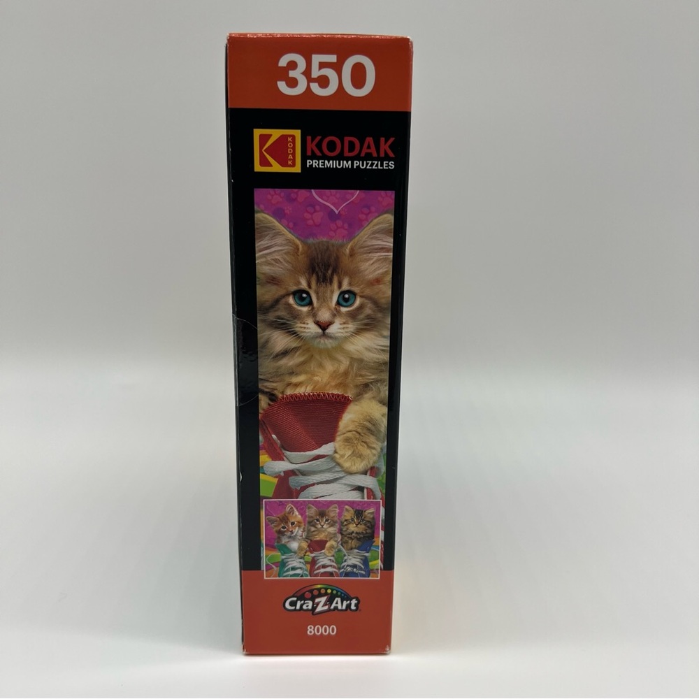 Kodak Made In The Usa Kitty Shoes Kitten Puzzle Jigsaw 350 Piece Sneaky Kats‎ - Picture 4 of 6